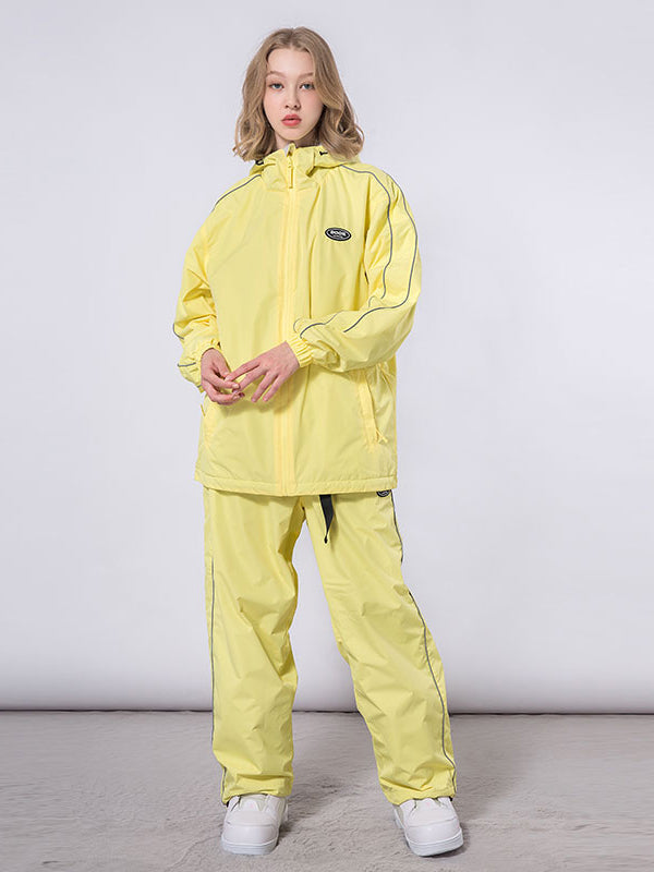 Dook Snow Track Stripe Snowboardjacke und -hose für Damen