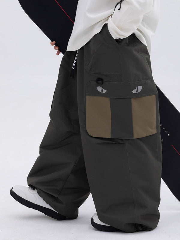 Snowshred Herren Skyguard Utility Extra Baggy Cargo Skihose