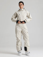 Gsou Snow Alpine Luxe Slim Fit Ganzkörper-Skioverall für Damen