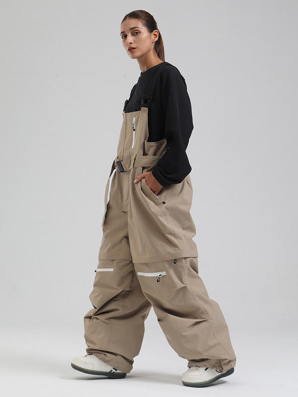 Gsou Snow Mountain Chill Freestyle Baggy Snowboard-Bibs für Damen