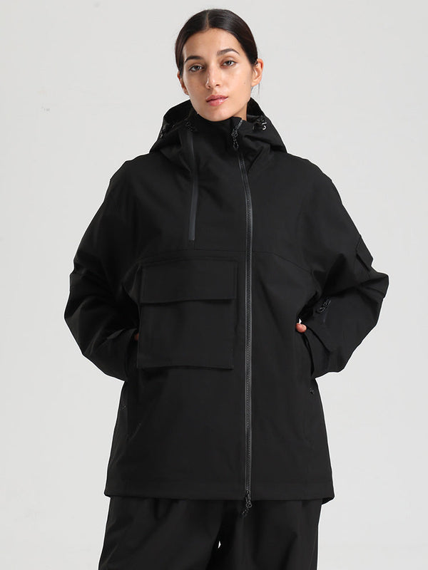 Gsou Snow Terrain Flow FlexZip Hybrid Cargo Snowboardjacke für Damen