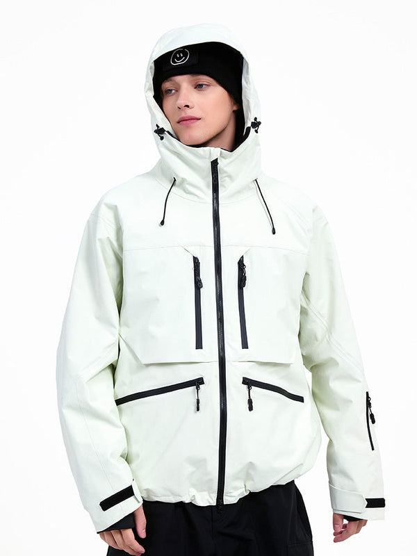 Strapazierfähige Herren-Skijacke von Steeze HypeShred, Baggy Utility Cargo