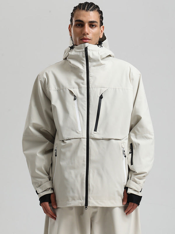 Gsou Snow Herren Langlebige Mountain Pro Winter Funktions-Cargo-Schneejacke