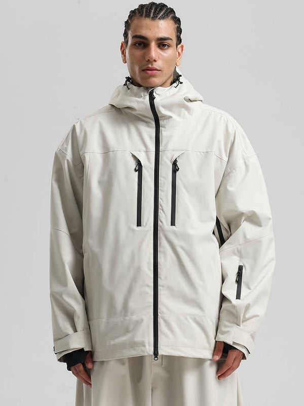 Gsou Snow Herren-Schneejacke, strapazierfähig, Mountain Pro, isoliert, winddicht