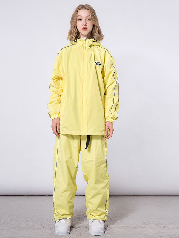Dook Snow Track Stripe Snowboardjacke und -hose für Damen