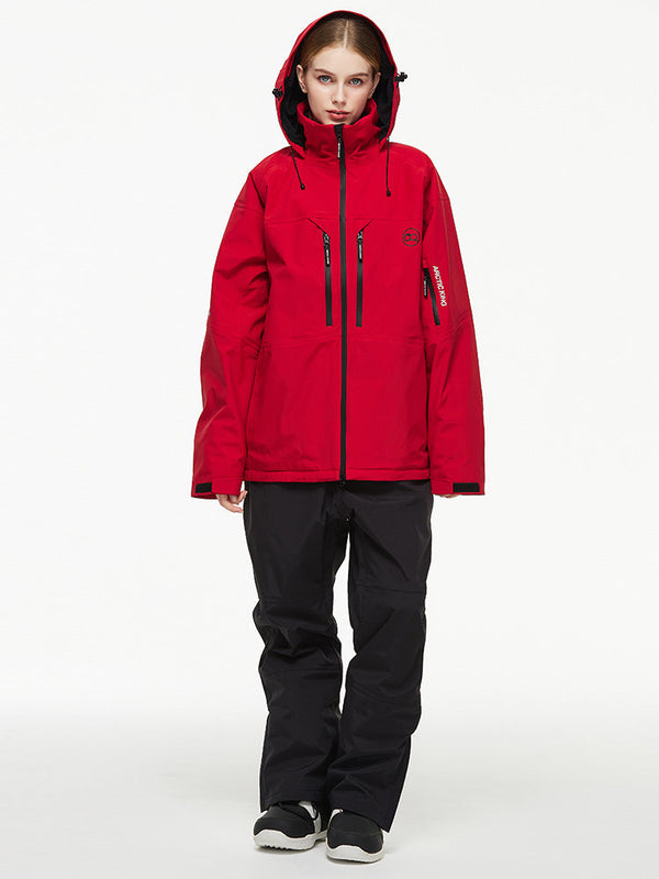 Arctic Queen Mountain Windbreaker Thermo-Schneeanzug für Damen mit Latzhose