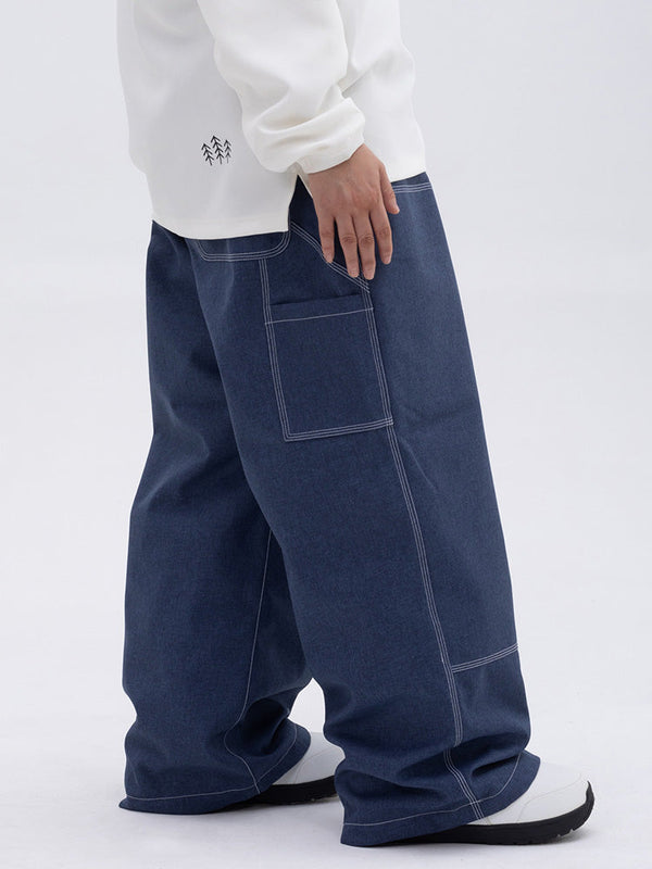 Women's Urban Street Style Freerider Baggy Snow Pants