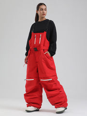 Gsou Snow Mountain Chill Freestyle Baggy Snowboard-Bibs für Damen