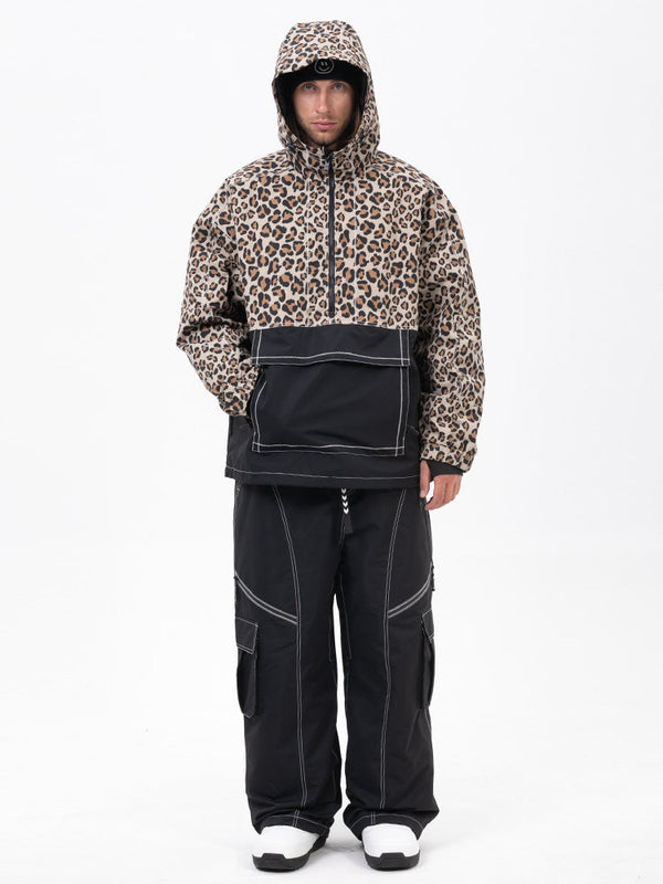 Mountain Vibe Pulloverjacke für Herren & Streetstorm Baggy-Schneehose Set