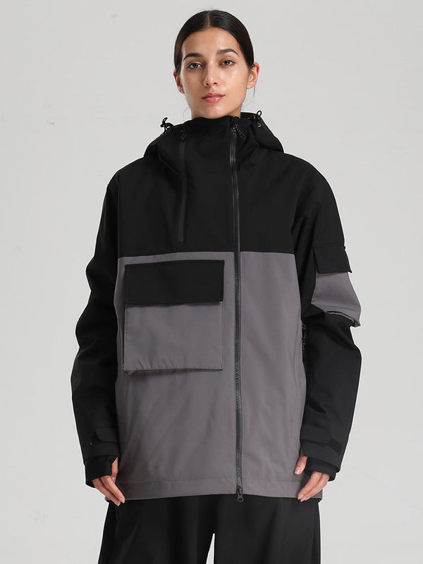 Women's Gsou Snow Terrain Flow FlexZip Hybrid Cargo Snowboard Jacket