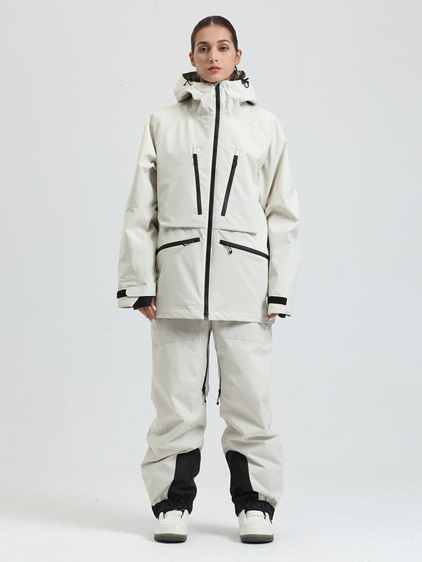 Gsou Damen-Schneeanzug, robust, Bergprofi, Allzweck, Cargo-Schneeanzug