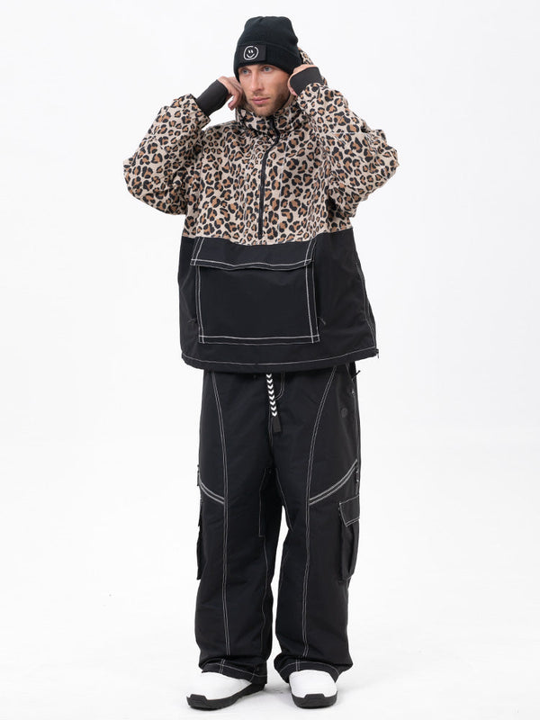 Mountain Vibe Pulloverjacke für Herren & Streetstorm Baggy-Schneehose Set