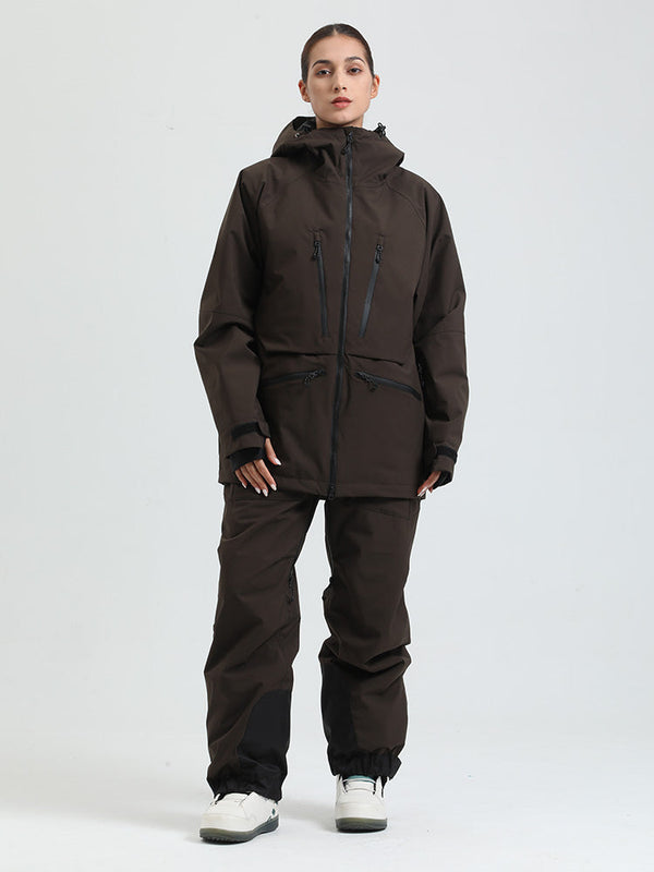Gsou Damen-Schneeanzug, robust, Bergprofi, Allzweck, Cargo-Schneeanzug