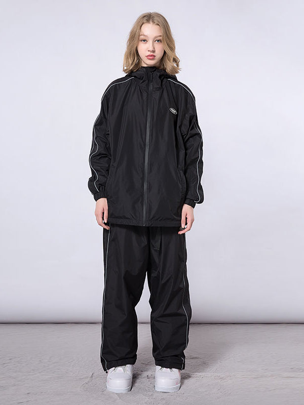 Dook Snow Track Stripe Snowboardjacke und -hose für Damen