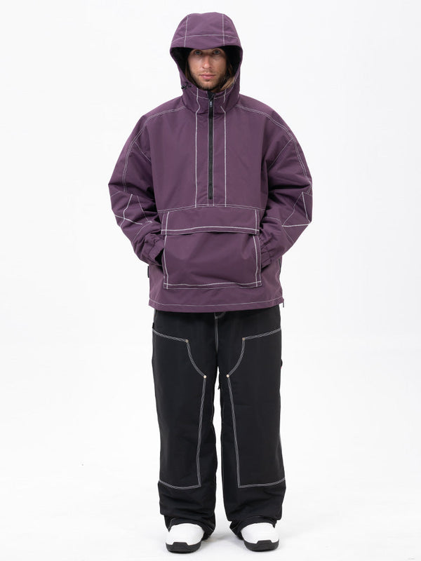 Mountain Vibe Pulloverjacke für Herren & Urban Freerider Baggy-Schneehose Set