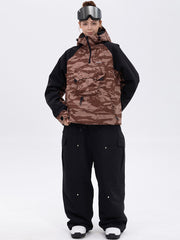 Freestyle-Skianzug für Damen im Bergtarn-Look – Bomberjacke & Baggy-Hose-Set
