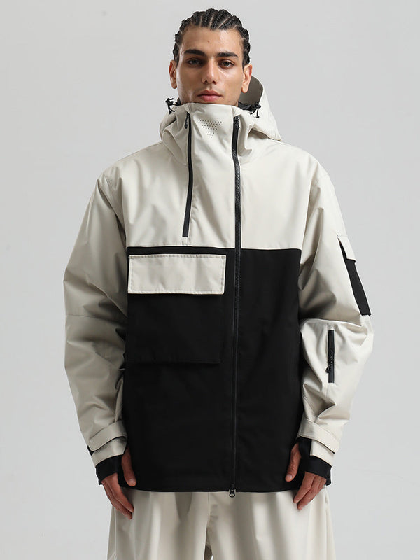 Gsou Snow Terrain Flow FlexZip Hybrid Cargo Snowboardjacke für Herren
