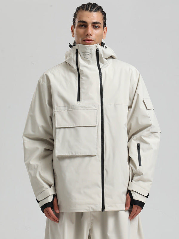 Gsou Snow Terrain Flow FlexZip Hybrid Cargo Snowboardjacke für Herren