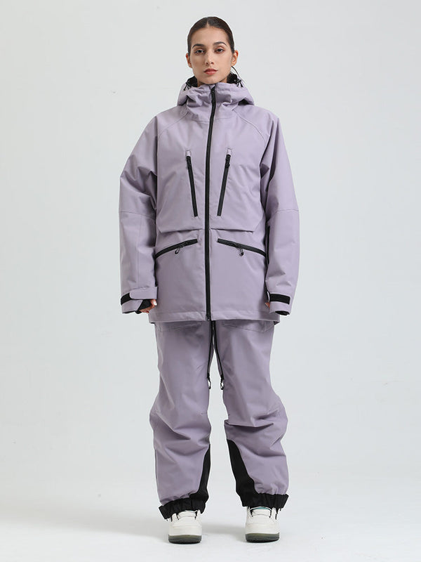 Gsou Damen-Schneeanzug, robust, Bergprofi, Allzweck, Cargo-Schneeanzug