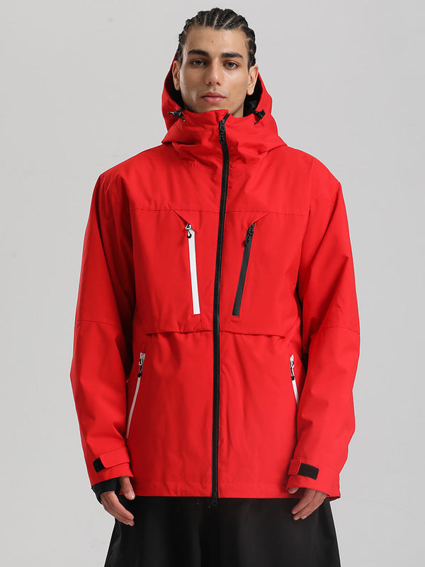 Men's Gsou Snow Durable Mountain Pro Winter Function Cargo Snow Jacket