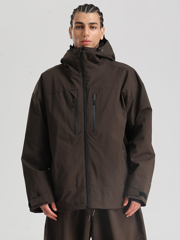 Gsou Snow Herren-Schneejacke, strapazierfähig, Mountain Pro, isoliert, winddicht