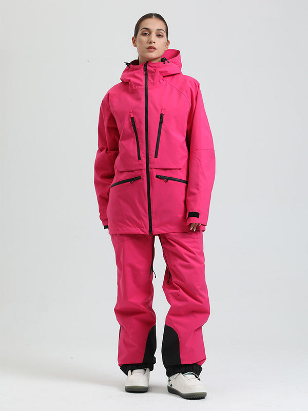 Gsou Damen-Schneeanzug, robust, Bergprofi, Allzweck, Cargo-Schneeanzug