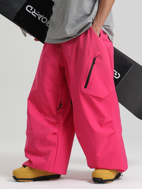 Gsou Snow Herren Strapazierfähige Urban Vibe All Function Baggy Schneehose