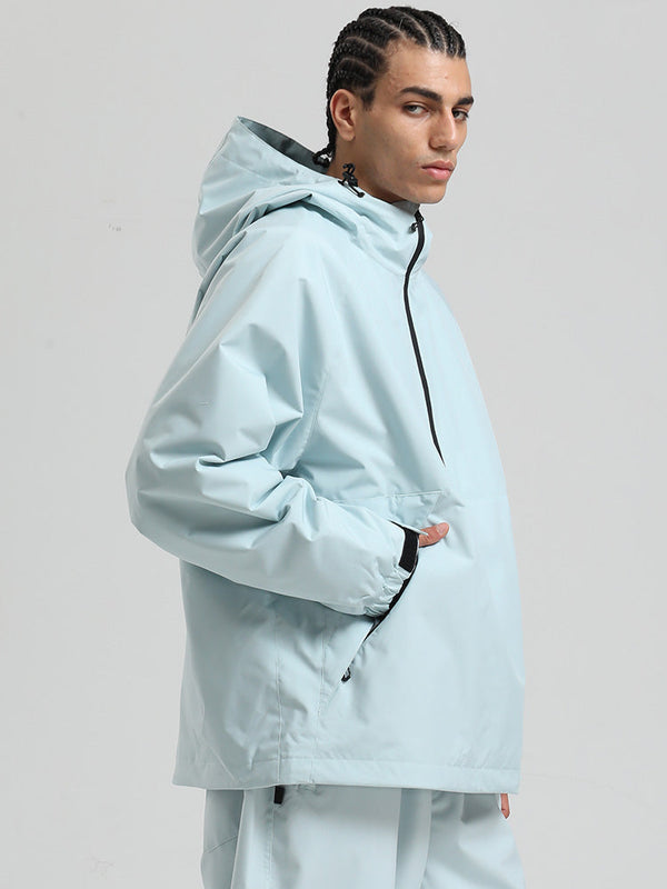 Gsou Snow Herren-Snowboardjacke im urbanen Stil, Pullover-Anorak