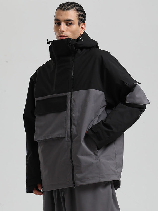 Gsou Snow Terrain Flow FlexZip Hybrid Cargo Snowboardjacke für Herren