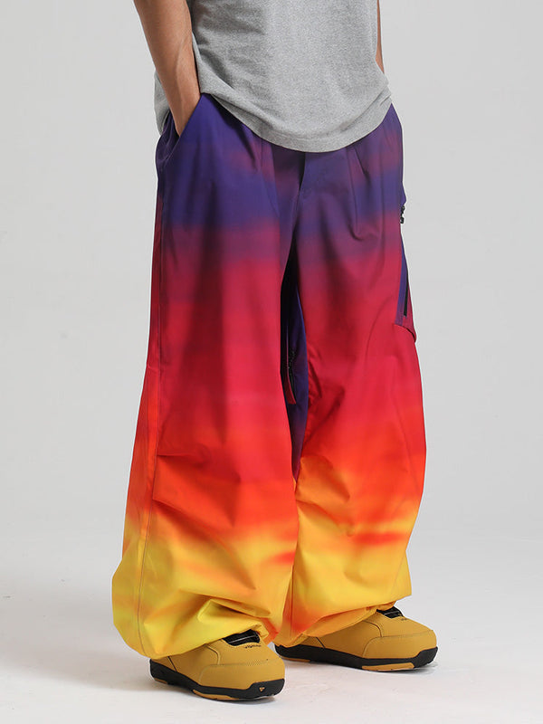 Gsou Snow Herren Strapazierfähige Urban Vibe All Function Baggy Schneehose