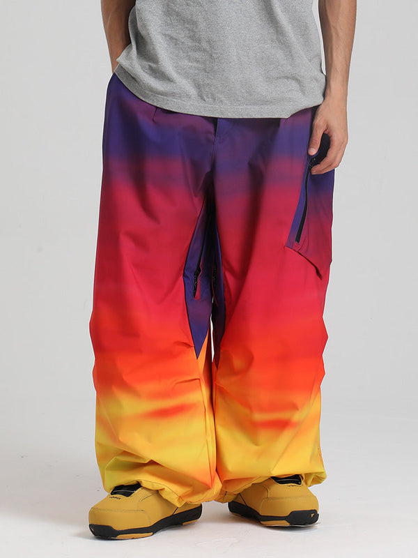 Gsou Snow Herren Strapazierfähige Urban Vibe All Function Baggy Schneehose