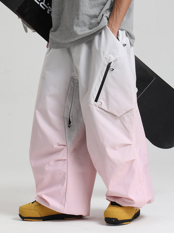 Gsou Snow Herren Strapazierfähige Urban Vibe All Function Baggy Schneehose