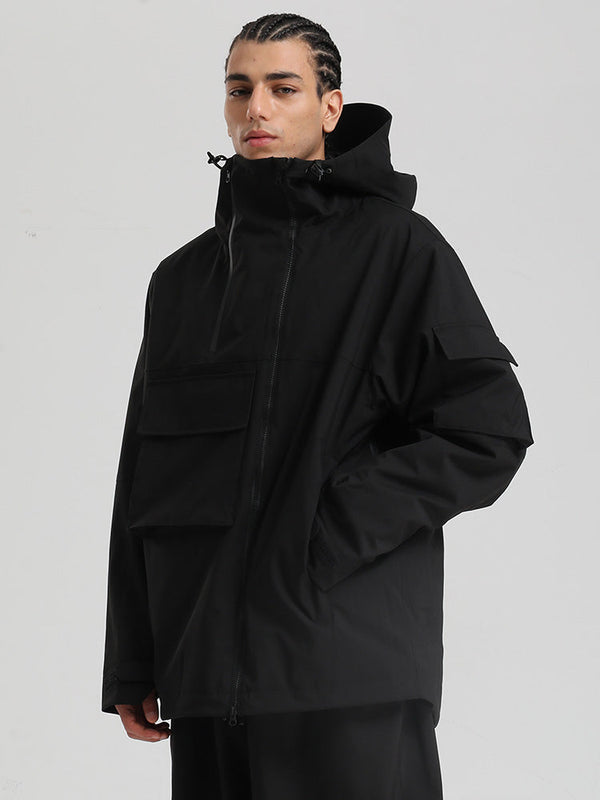Gsou Snow Terrain Flow FlexZip Hybrid Cargo Snowboardjacke für Herren