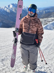 Mountain Vibe Streetstorm Pullover-Snowboardjacke für Herren – Ganzjahresjacke