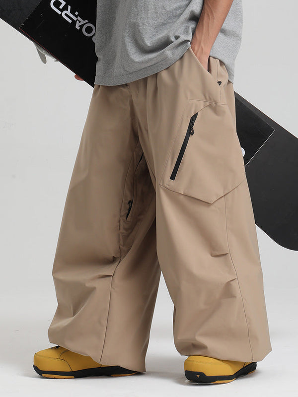 Gsou Snow Herren Strapazierfähige Urban Vibe All Function Baggy Schneehose