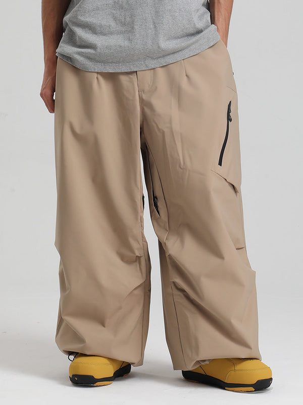 Gsou Snow Herren Strapazierfähige Urban Vibe All Function Baggy Schneehose