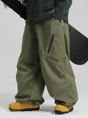 Gsou Snow Herren Strapazierfähige Urban Vibe All Function Baggy Schneehose