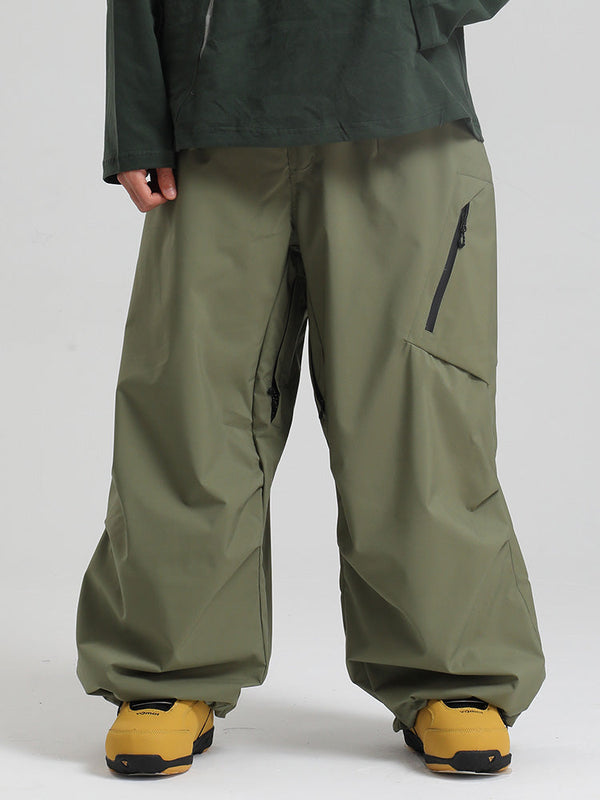 Gsou Snow Herren Strapazierfähige Urban Vibe All Function Baggy Schneehose