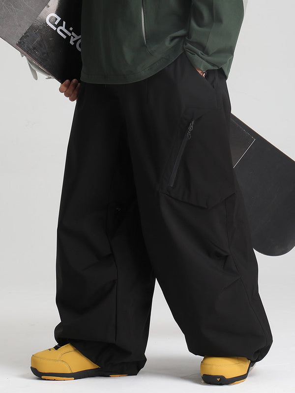 Gsou Snow Herren Strapazierfähige Urban Vibe All Function Baggy Schneehose