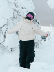 Alpiner Freerider Baggy Anorak für Damen mit zwei Brusttaschen