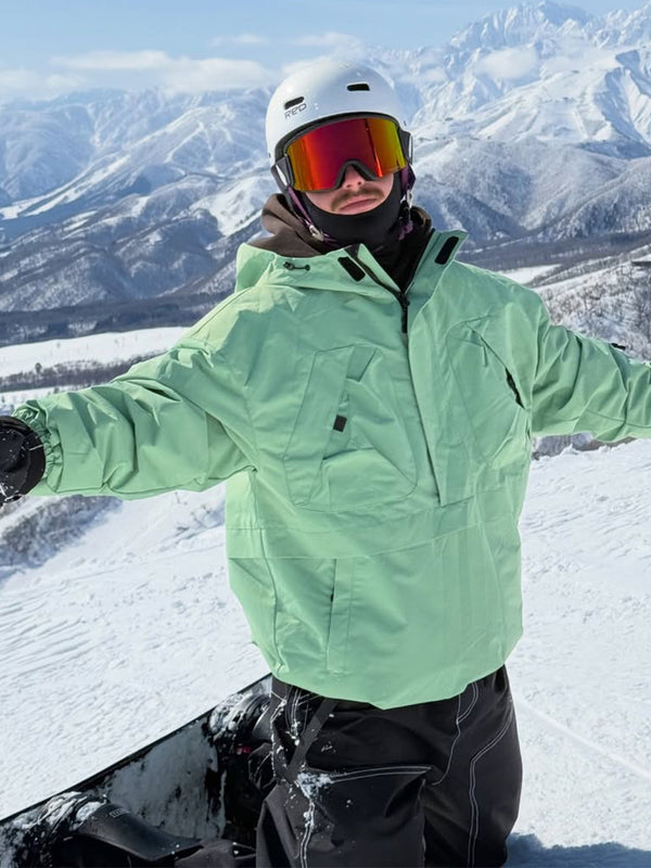 Alpiner Freerider Baggy Anorak für Herren mit zwei Brusttaschen