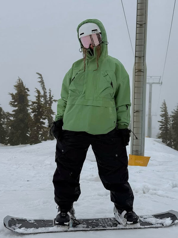 Women's Alpine Freerider Baggy Anorak with Dual Cargo Chest Pockets