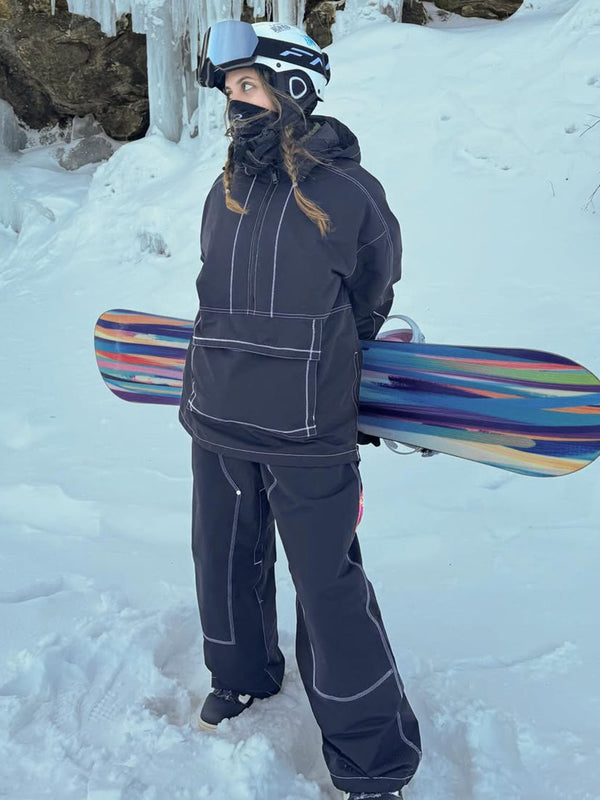 Urban Street Style Freerider Baggy Snow Pants für Damen