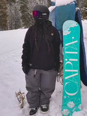 Women's Mountain Expedition Baggy Snow Pants with Side Cargo Pockets