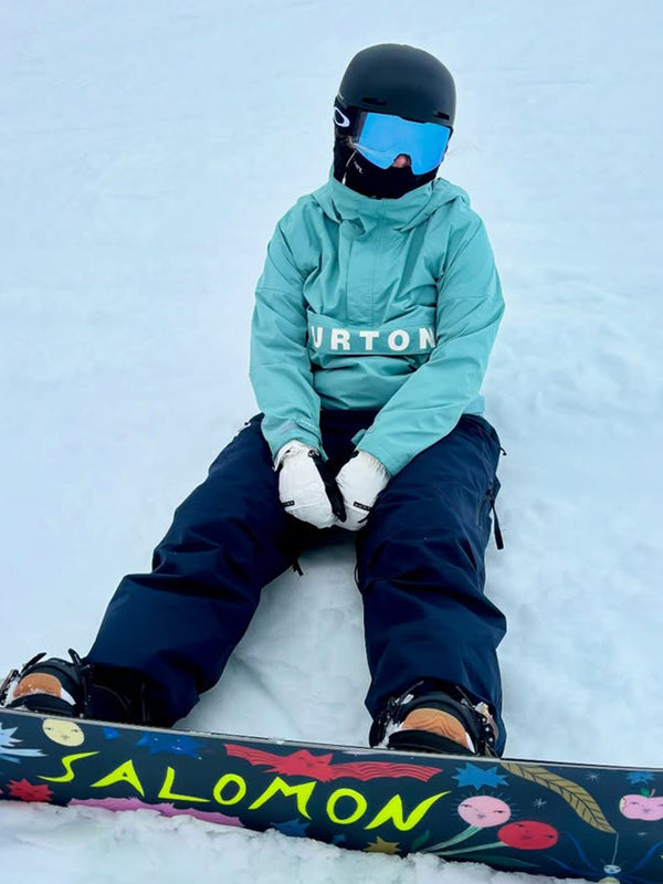 Women's Mountain Expedition Baggy Snow Pants with Side Cargo Pockets