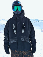 Chillform Glow Trail Reflektierende Camo-Schneejacke für Herren
