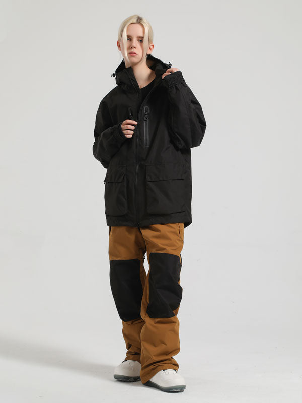 Gsou Snow Winter Ranger Cargo-Schneejacke & Latzhose für Damen (Set)