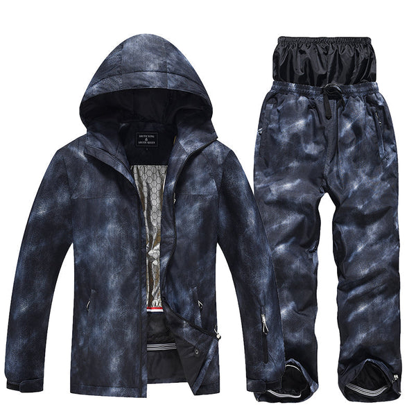 Winter-Outdoor-Abenteuer-Saison-Schneejacken- und Hosen-Set für Herren