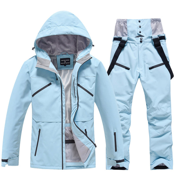Herren-Skijacke und -hose mit Isolierung für Mountain Shredding