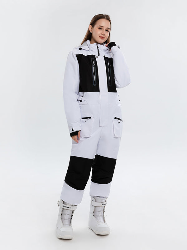 Arctic Queen Slope Star Icon Skianzüge für Damen, Winter-Schneeoveralls